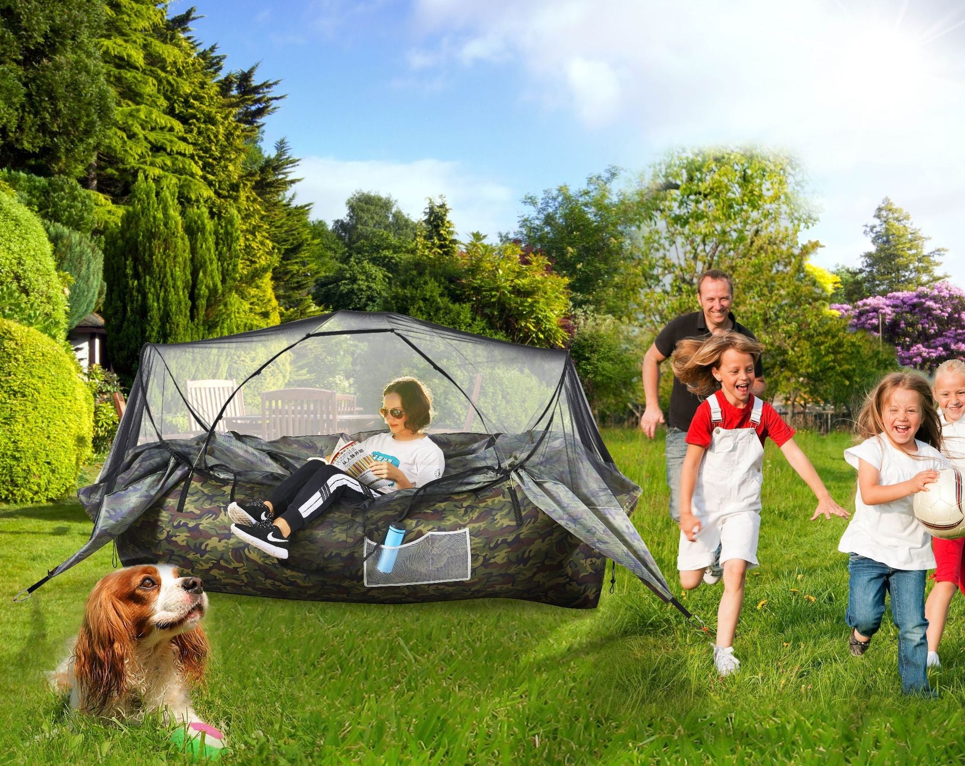 Experience the Great Outdoors with Our Portable Suspension Tent